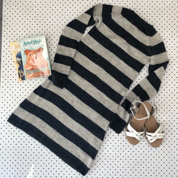 Girls size 12 COUNTRY ROAD knitted stripe dress - Picture 7 of 8